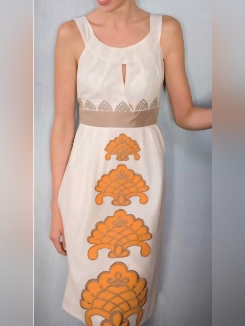 Floreat Krasma Midi Sun Dress Embroidered Festival Boho Size 2 Anthropologie